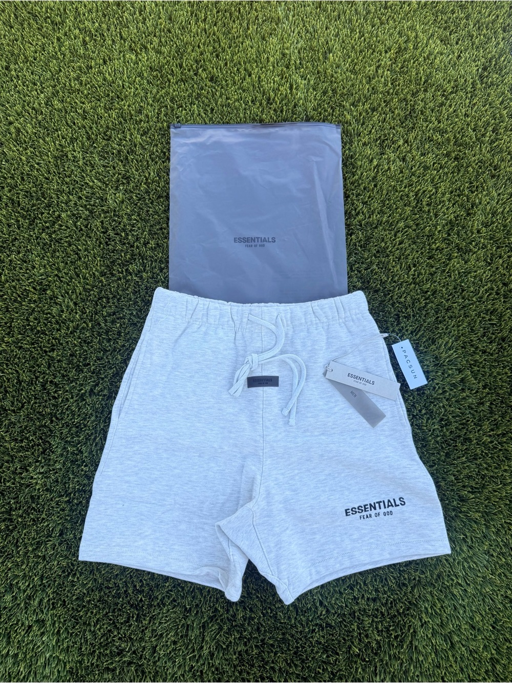 Fear of God ESSENTIALS Light Gray Athletic Shorts